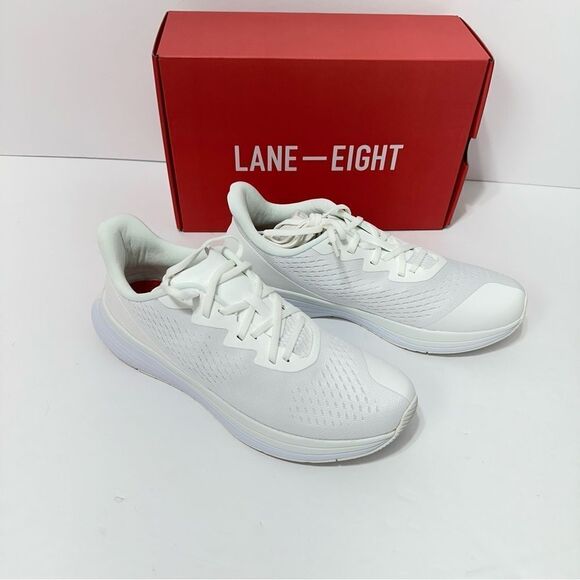 Lane-Eight The Relay Trainer Men’s Size 9.5 Shoes in White and Lilac - Picture 9 of 10